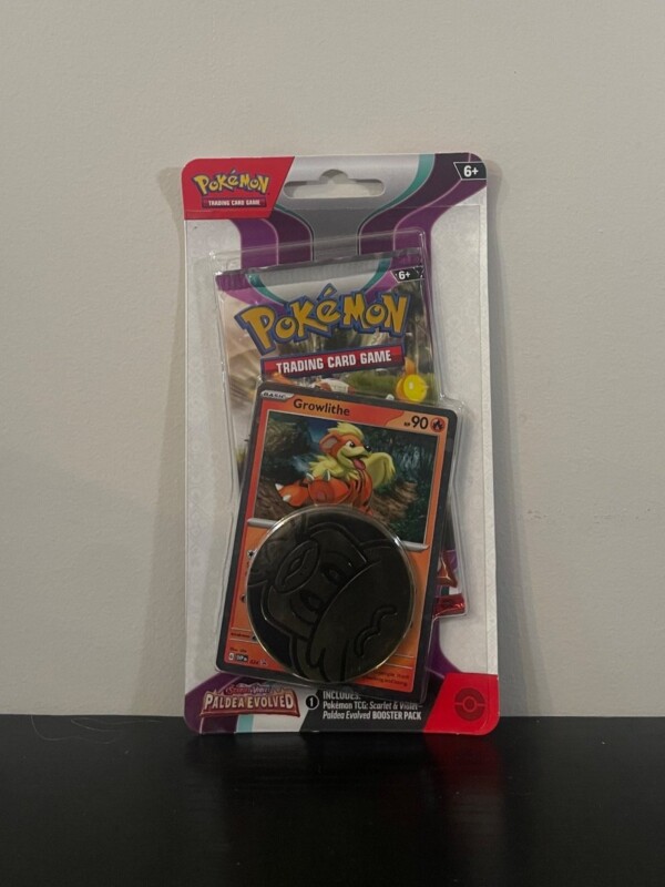 Scarlet and Violet Paldea Evolved Checklane Blister – Growlithe