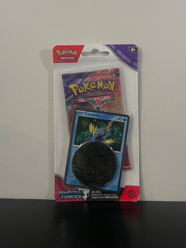 Scarlet and Violet Temporal Forces Checklane Blister – Carvanha