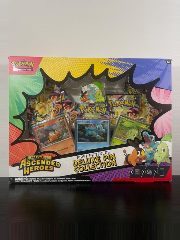 Mega Evolution Ascended Heroes First Partners Deluxe Pin Collection