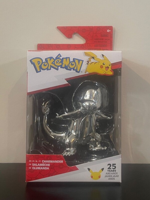 25th Anniversary Silver Charmander Figure