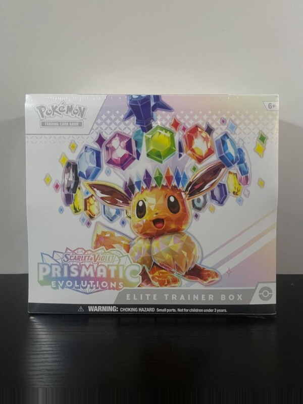 Scarlet and Violet Prismatic Evolutions Elite Trainer Box