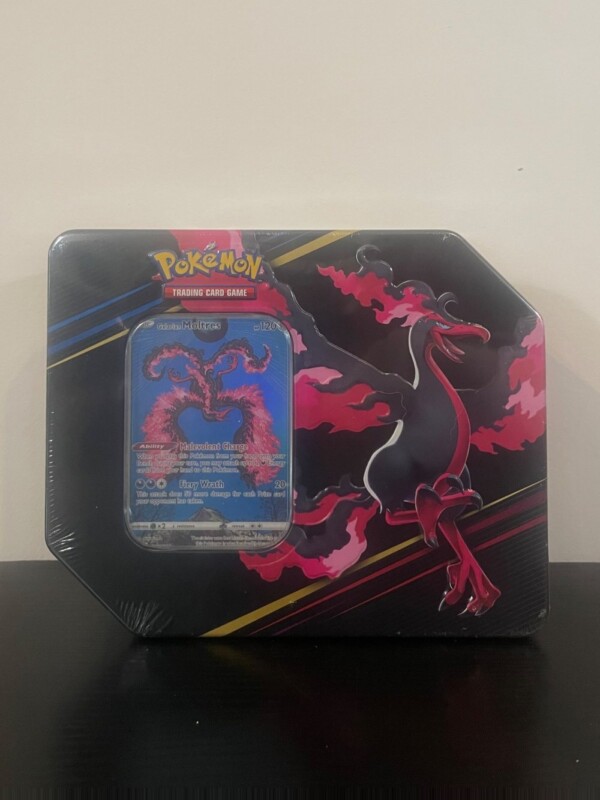 Crown Zenith Galarian Moltres Tin