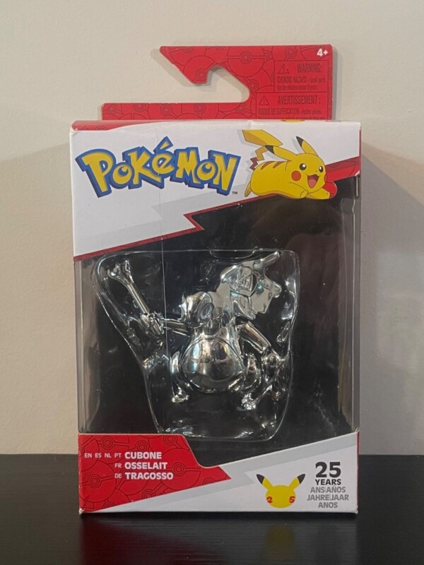 25th Anniversary Silver Cubone Figure
