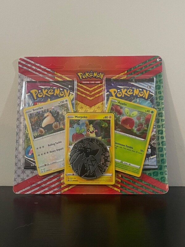Snorlax, Morpeko and Applin 2-Pack Blister